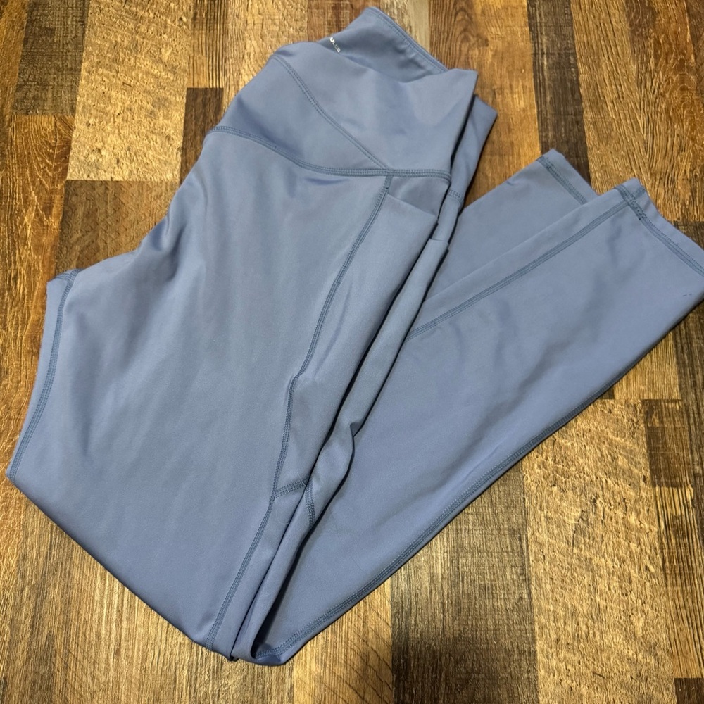 Blue Athletic Leggings StretchTheRules Large